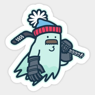 Da Chicago Hockey Ghost Sticker